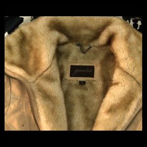 Guess brand Large womens fur jacket